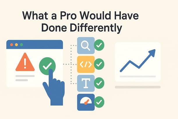 What a pro would do - blog image