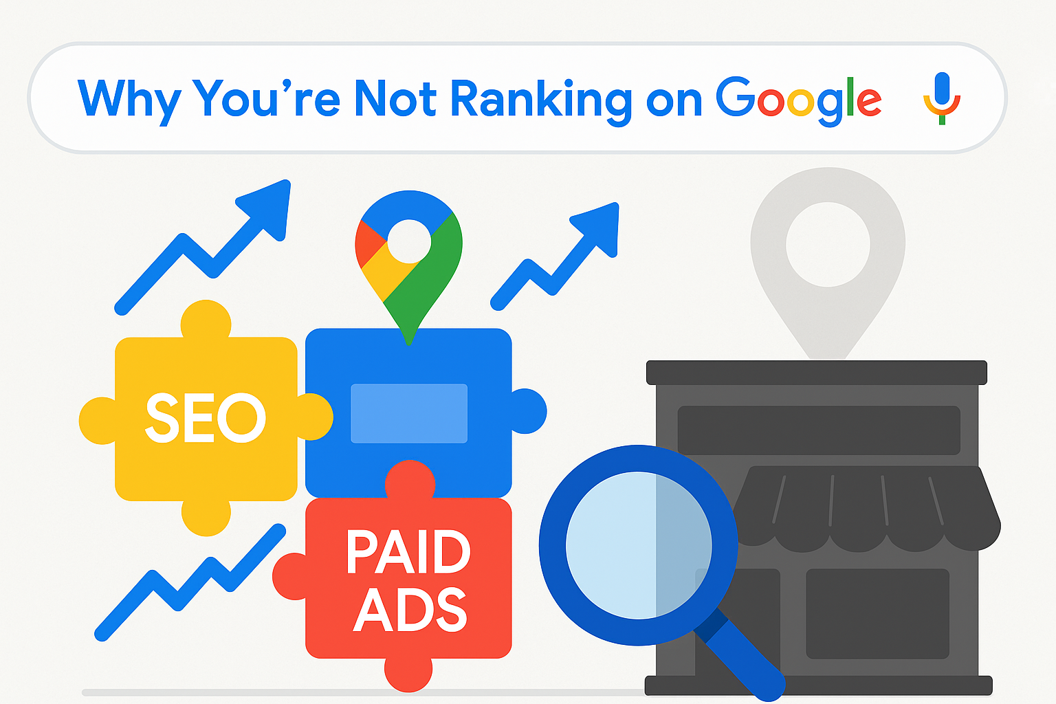 why your not ranking on google cover image